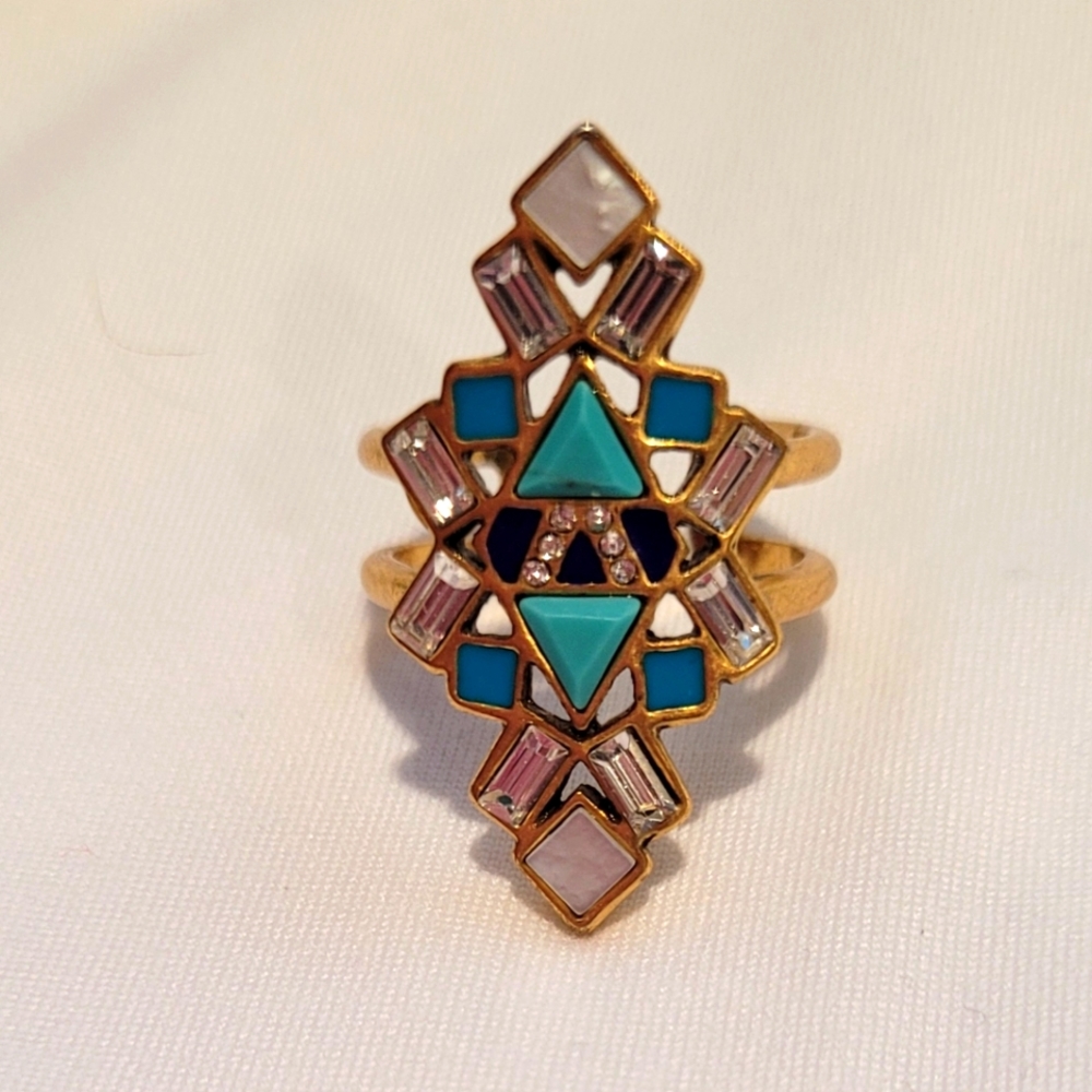 Stella & Dot Stone Tile Ring